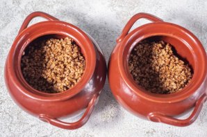 Каша с мясом в горшочке Каша с мясом в горшочке