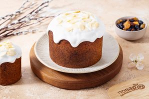 Кулич без дрожжей и яиц