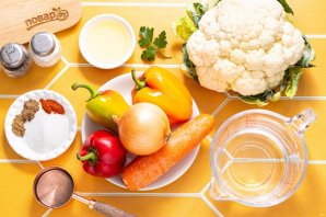 Салат из цветной капусты на зиму Салат из цветной капусты на зиму