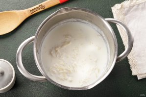 Молочный суп с вермишелью