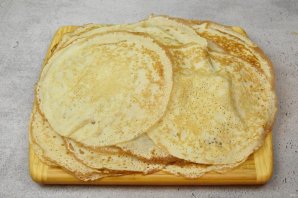 Дрожжевые блины на манке