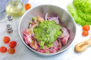 Шашлык с киви Шашлык с киви