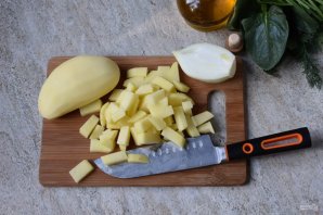 Постный картофельный суп