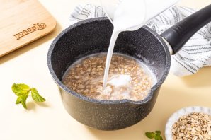 Овсянка с куркумой