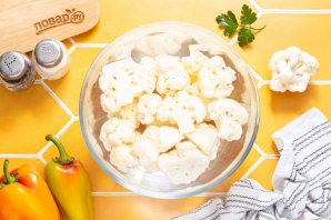 Салат из цветной капусты на зиму Салат из цветной капусты на зиму