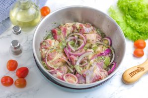 Шашлык с киви Шашлык с киви