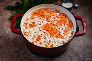 Постный грибной суп