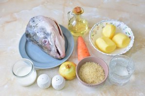 Суп из головы семги