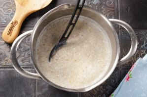 Каша ячневая на молоке