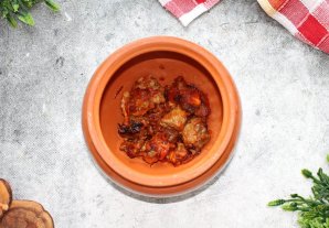 Ячневая каша в горшочке