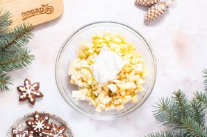 Фруктовый салат на Новый год Лошади