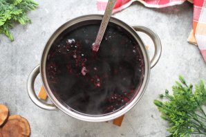 Морс из черники