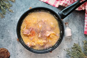 Кукурузная каша с тушенкой Кукурузная каша с тушенкой