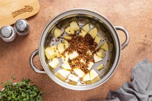 Постный суп с гречкой