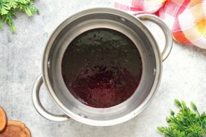 Кисель из черники