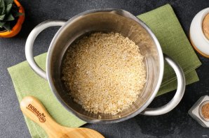 Каша ячневая с тыквой