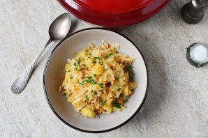 Овощное рагу с картофелем и капустой Овощное рагу с картофелем и капустой