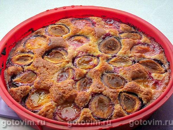 Сливовый пирог со сметанной заливкой «Слива в сметане» Сливовый пирог со сметанной заливкой «Слива в сметане»