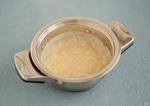 Пшенная каша с грушей