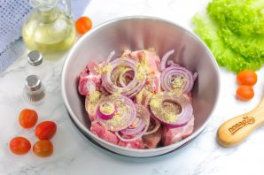 Шашлык с киви Шашлык с киви