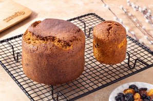 Кулич без дрожжей и яиц