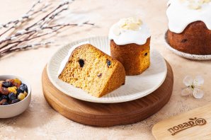 Кулич без дрожжей и яиц