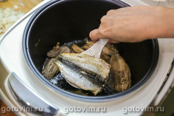 Салака в маринаде в мультиварке Салака в маринаде в мультиварке