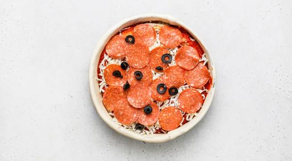 Многослойная пицца-торт, пошаговый рецепт с фото на 825 ккал