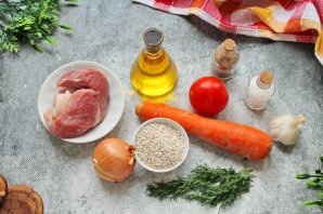 Ячневая каша в горшочке