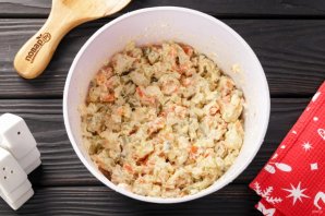 Салат "Снеговик" Салат "Снеговик"