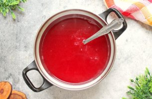 Морс из брусники