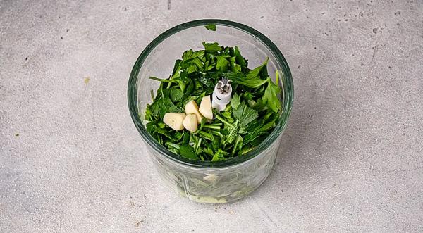 Постный соус из сыра тофу с зеленью, пошаговый рецепт с фото на 40 ккал