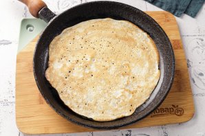 Блины с дырочками на кефире