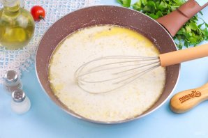 Ракушки мидии в сливочном соусе