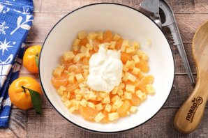 Салат "Мандариновый шок"