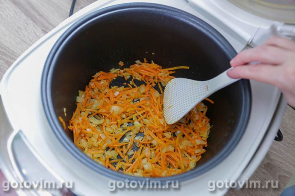 Гречка с фаршем в мультиварке Гречка с фаршем в мультиварке