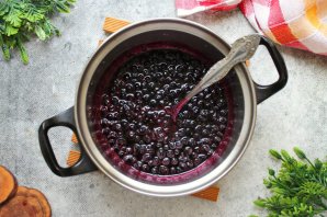 Черничный кисель