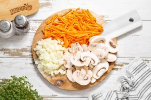 Щи постные с грибами