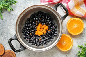 Черничный кисель