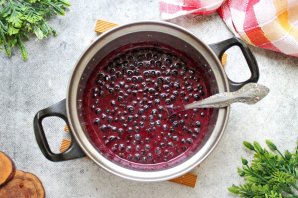 Черничный кисель