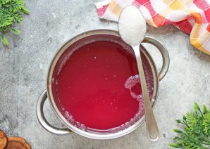 Кисель из брусники