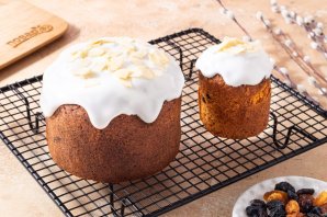 Кулич без дрожжей и яиц