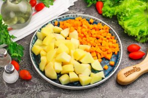 Борщ с вареной свеклой