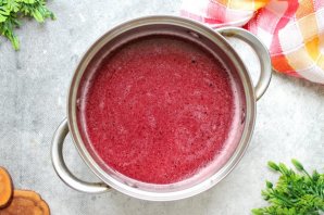 Кисель из черники