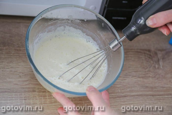 Заварной крем на крахмале со сливочным маслом (в микроволновке)