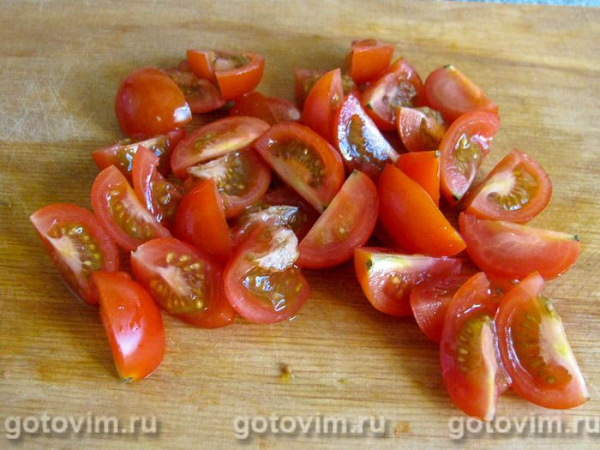 Паста - салат с рыбой