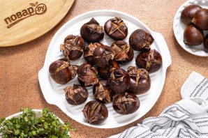 Каштаны в аэрогриле