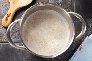 Каша ячневая на молоке