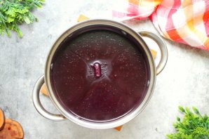 Кисель из черники