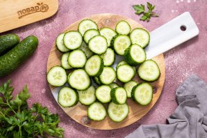 Огурцы с горчицей